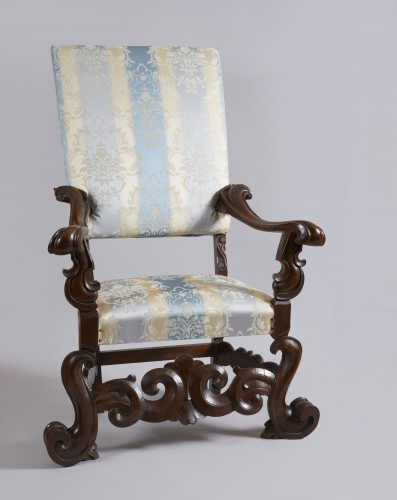 17th century - Pair Of 17th-century Venetian Armchairs