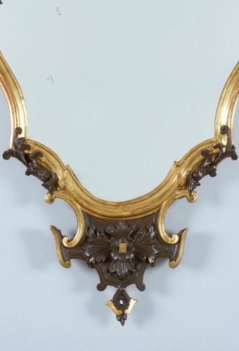 Paire de miroirs italien d'époque Louis XVI - Miroirs, Trumeaux Style Louis XVI