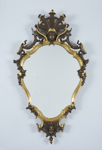 Paire de miroirs italien d'époque Louis XVI - Riccardo Moneghini