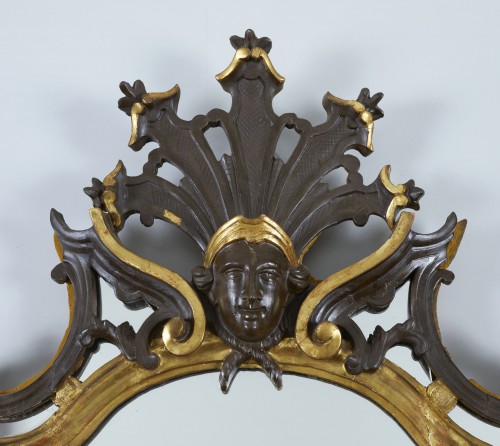 Paire de miroirs italien d'époque Louis XVI - Louis XVI