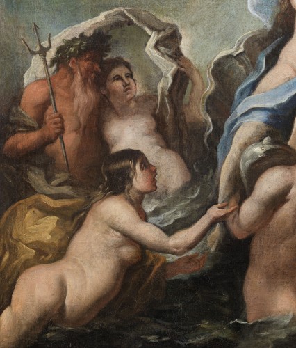 Tableaux et dessins Tableaux XVIIe siècle - Triomphe de Galatée, École italienne du 18e siècle