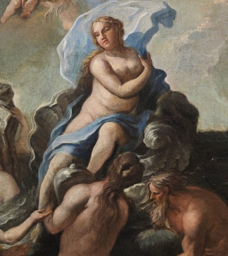 XVIIIe siècle - Triomphe de Galatée, École italienne du 18e siècle