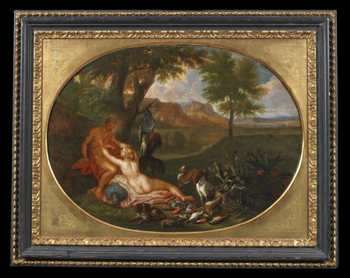 Pair of galant scenes -  Hendrick Van Limborch ( 1681 - 1759 ) - Paintings & Drawings Style Louis XV