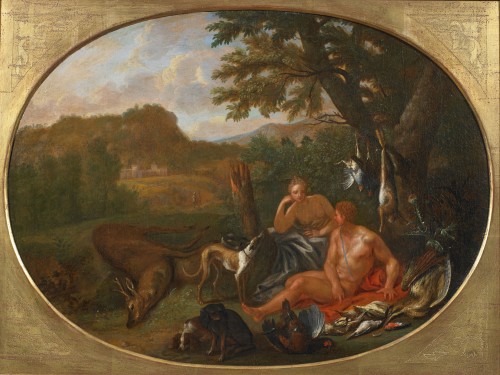 Louis XV - Scenes galantes - Hendrick Van Limborch ( 1681 - 1759 )