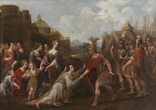 La famille de Darius avec Alexandre le Grand, école Italienne du 17e siècle