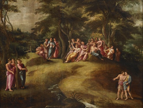 Le Parnasse - Biagio Pupini  16e siècle