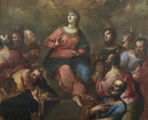 Paintings & Drawings  - Pentecost - Ercole Graziani ( 1688 - 1765 )