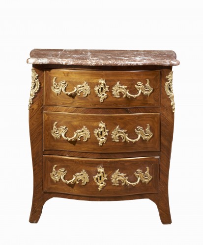Small FrencLouis XVI h Chest Of Drawers Signed Moreau