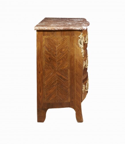 Small FrencLouis XVI h Chest Of Drawers Signed Moreau - 