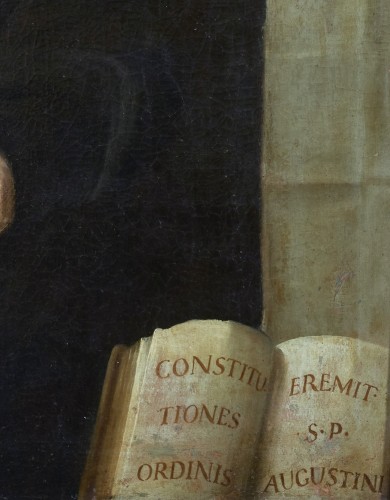Portrait du personnage, peinture flamande de la fin du XVIIe siècle - Tableaux et dessins Style Louis XVI