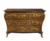 Commode lombarde Louis XV dite en gobelet