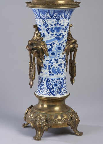 Two 19th-century  Candlesticks And Table Clock France XIX Century - Napoléon III