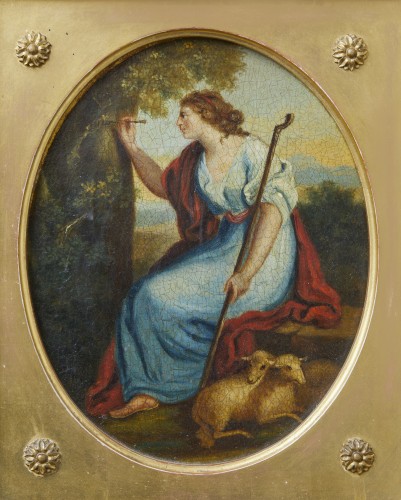 Tableaux et dessins Tableaux XVIIIe siècle - Paire d'allégories de, école française fin XVIIe début XVIIIe siècle