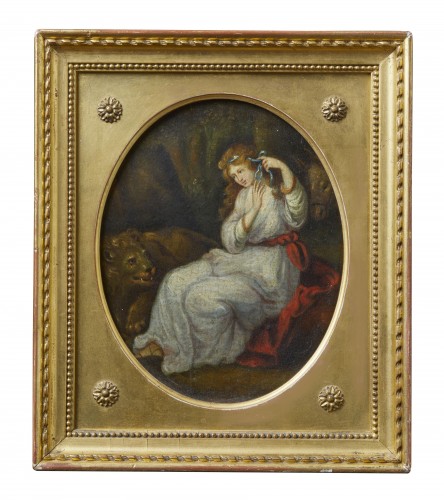 XVIIIe siècle - Paire d'allégories de, école française fin XVIIe début XVIIIe siècle