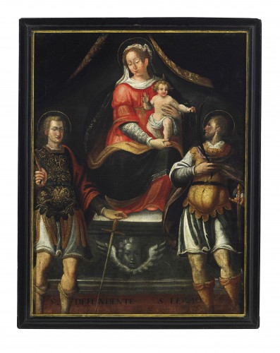 Madonna with Child - Pietro Ronzelli (1588 - 1621) - Paintings & Drawings Style Louis XIII