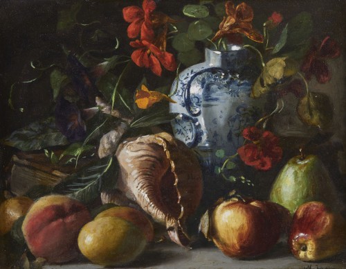 Nature morte flamande du XVIIIe siècle