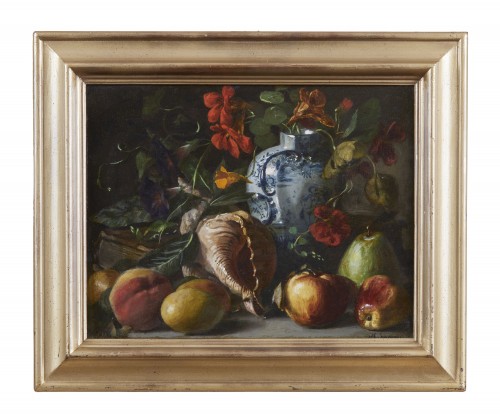 Nature morte flamande du XVIIIe siècle - Tableaux et dessins Style Louis XVI