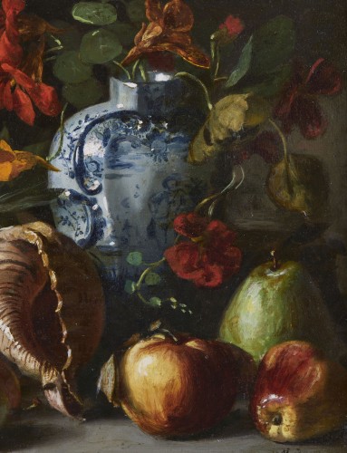 Nature morte flamande du XVIIIe siècle - Riccardo Moneghini