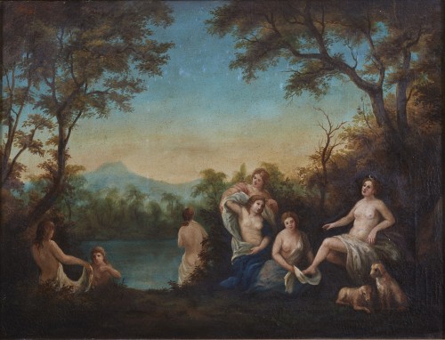 Nymphs At The Bath 18th-century French School
