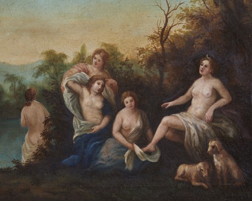 Paintings & Drawings  - Nymphs At The Bath 18th-century French School