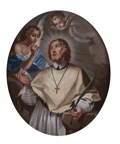Saint Jean Népomucène  - école Vénitienne du 18e siècle