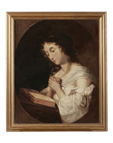 Portrait d'une jeune fille de l'école vénitienne du XVIIIe siècle - Riccardo Moneghini