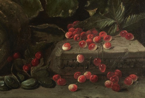 Still Life With Fruit And Vegetables, Rome, 17th Century - 