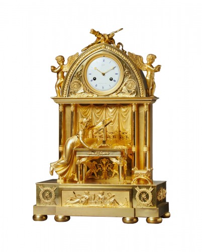 An Empire clock by Claude Galle