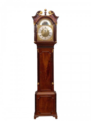 A Georgian Mahogany Longcase Clock