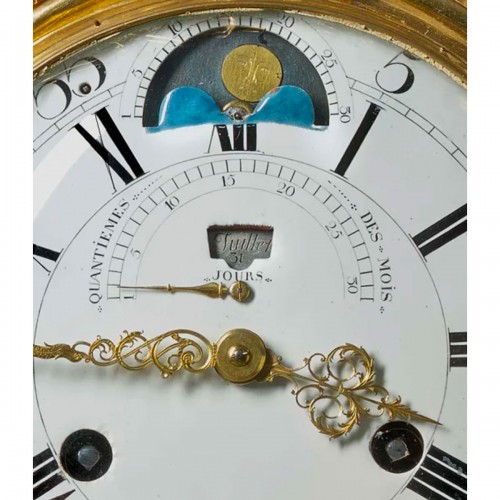 Antiquités - A Louis XV astronomical calendar mantel clock by Pierre Millot