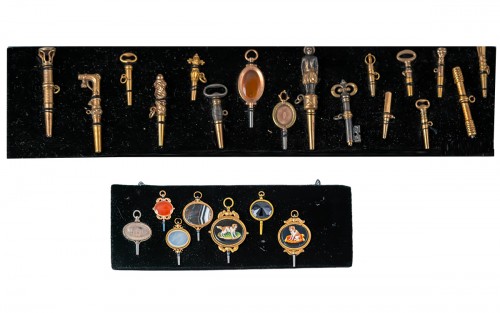 A Collection Of Georgian Pocket Watch Keys