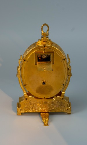 Horloge Victorienne à Cheval en laiton doré - Horlogerie Style 