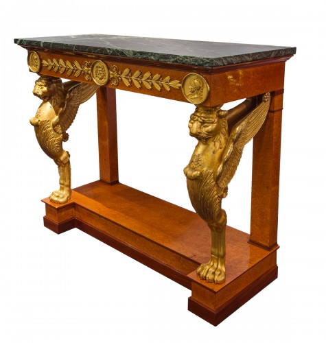 Table console Empire attribuée à Jacob-Desmalter Et Cie
