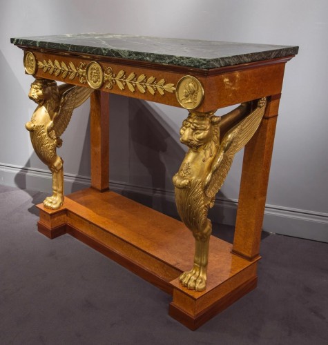 An Empire Console Table Attributed To Jacob-Desmalter Et Cie - Furniture Style Empire