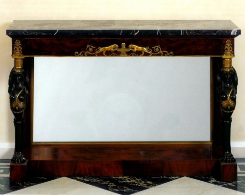 An Empire Console Table Attributed To Jacob-Desmalter Et Cie - Furniture Style Empire