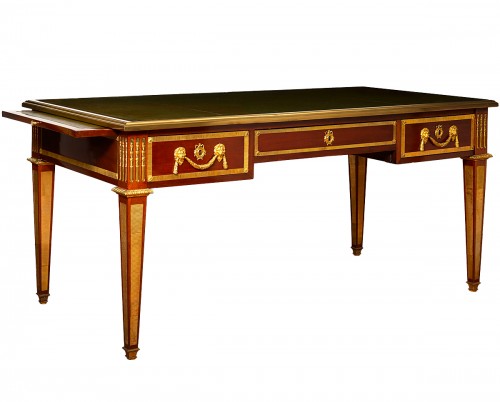 A Louis XVI Bureau Plat Attributed To Guillaume Benneman