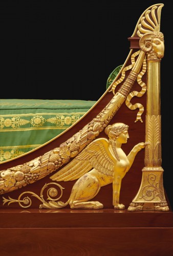 Mobilier Lit - Le lit de l'empereur Napoléon au Palais de Compiègne