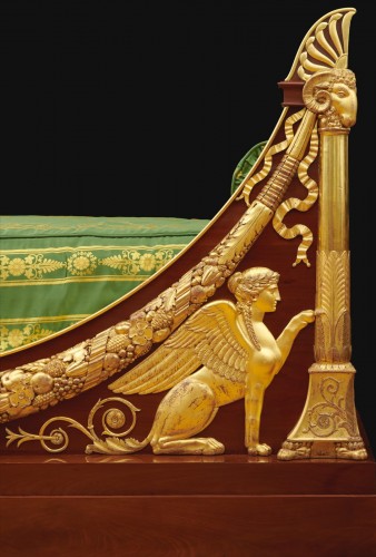 Furniture  - The Emperor Napoleon&#039;s Bed at Palais de Compiègne