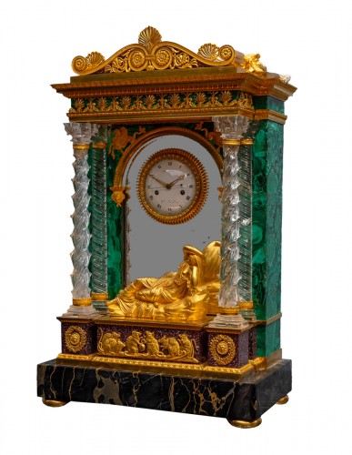 Unique Directoire Mantle Clock