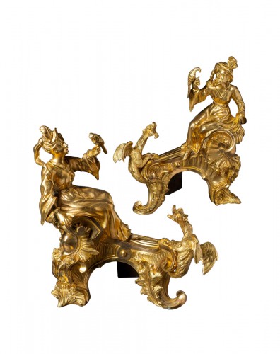 A Pair Of Louis XV Chenets