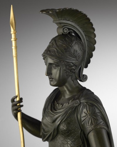 Pallas Athéna , A Very Fine Quality Empire Figural Clock - Horology Style Empire