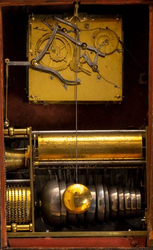 Horlogerie Cartel - Grand cartel Louis XV tardif avec mouvement musical