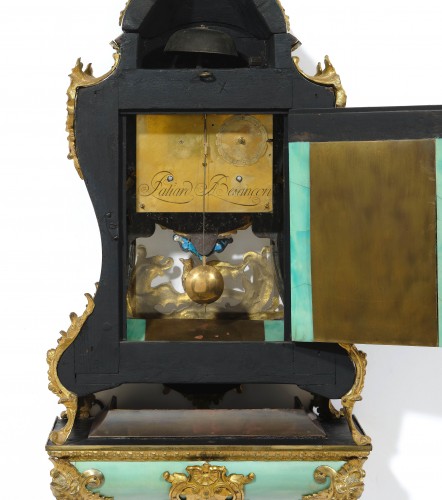 Pendule Cartel sur console de Paillard à Besançon - Horlogerie Style Louis XV