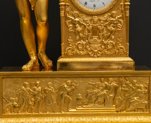 Horology  - Important Empire Mantel Clock "Apollo with the Lyre"
