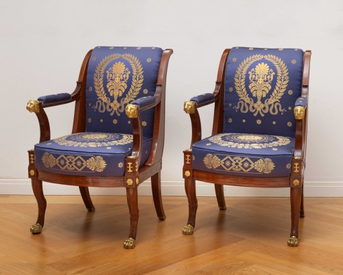 An Empire suite of furniture by Jacob-Desmalter et Cie - 
