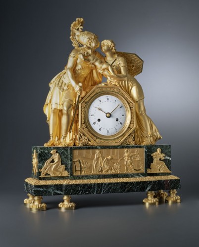 An Empire mantel clock of Hector case attributed to Claude Galle - Horology Style Empire