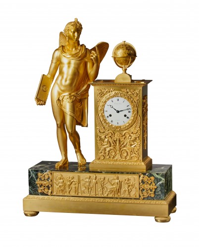 An Empire figural clock, by Picnot Père à Paris