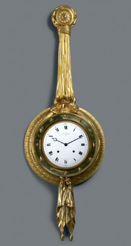 A Directoire gilt bronze cartel clock du Congrès by J. J. Lepaute - Horology Style Directoire