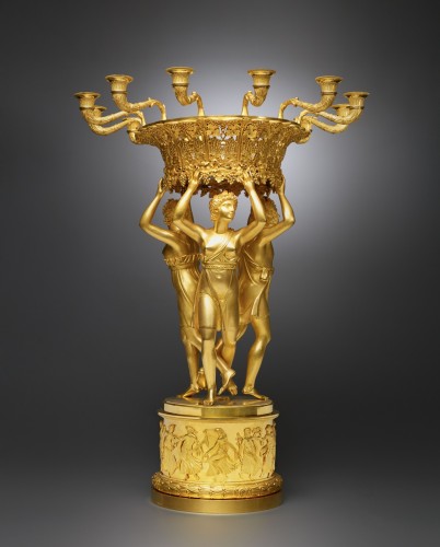 19th century - An Empire gilt bronze centrepiece attributed to Pierre-Philippe Thomire