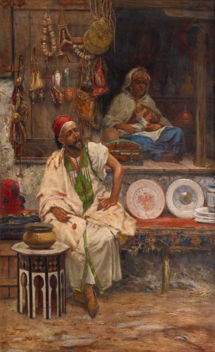 Oriental Bazaar - José Echena (1844 - 1912)